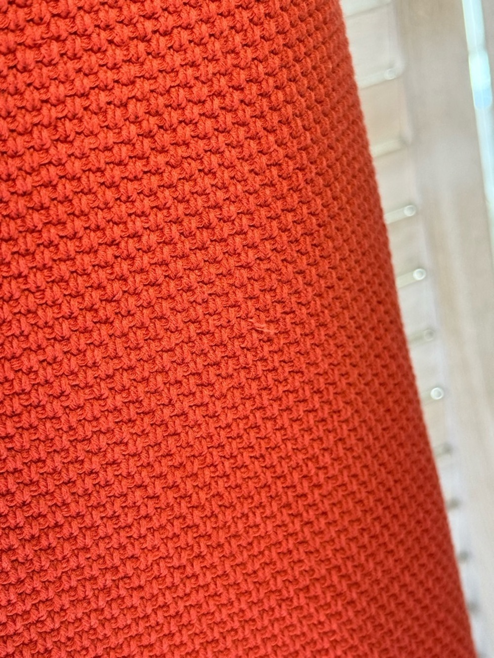 NWT Rebecca Taylor Crochet Trim Cotton Knit Mini Dress Red Small Pomodoro - Picture 8 of 9